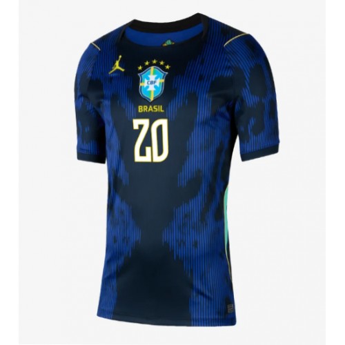 Brasilien Lucas Paqueta #20 Replika Bortatröja Damer VM 2026 Kortärmad